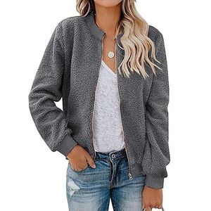 MIROL women’s Sherpa fleece jacket